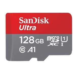 SanDisk Ultra® microSDXC UHS-I Card, 128GB, 140MB/s R